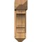 Ekena Millwork Balboa Arts and Crafts Smooth Bracket w/ Offset Brace, Western Red Cedar, 7 1/2"W x 22"D x 26"H BKT0806X22X26BOA03SWR - alternate 2